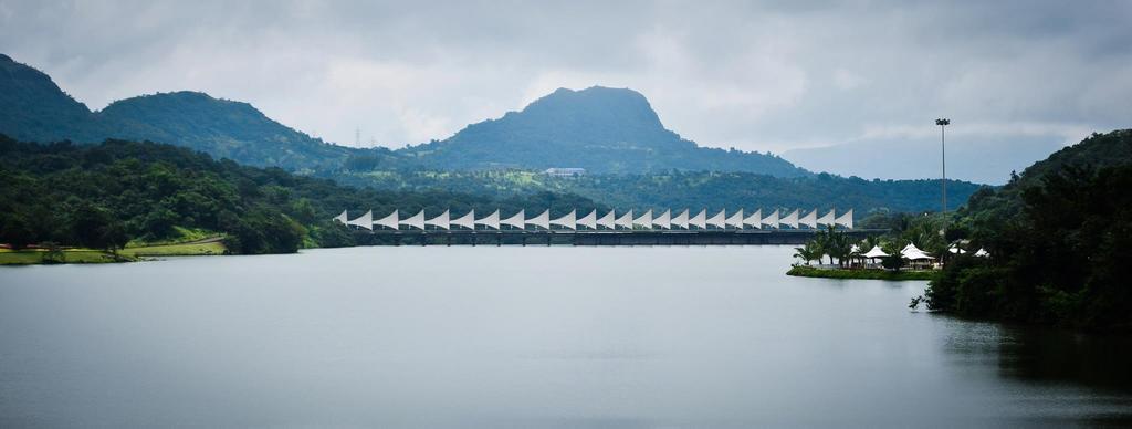 Aamby Valley City Lonavala Dış mekan fotoğraf View of the dam